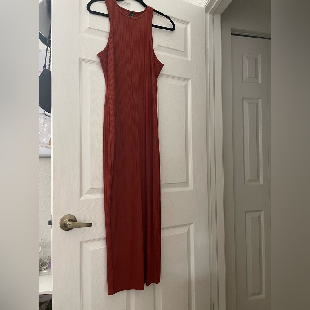 SHEIN Rust Maxi Dress